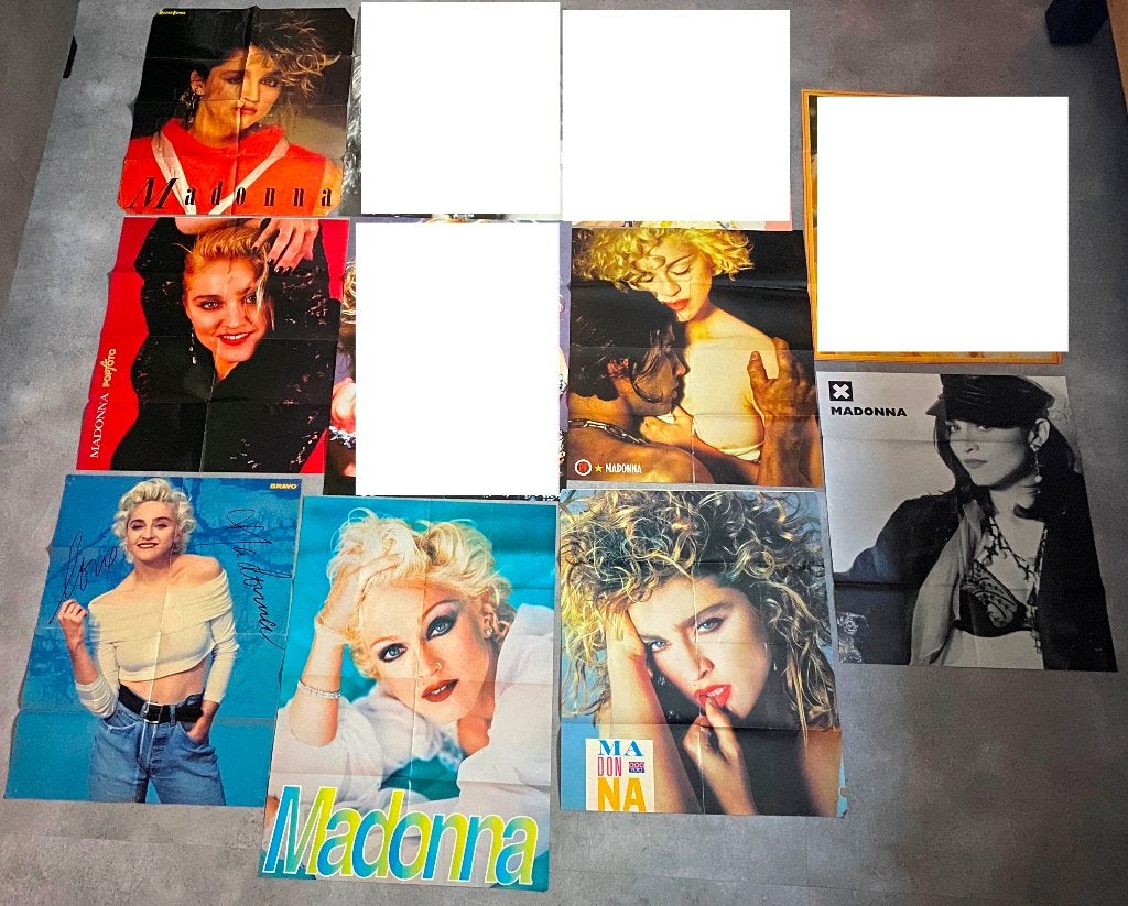 MADONNA POSTERS DEEL  13, Verzamelen, Posters, Ophalen of Verzenden, Zo goed als nieuw, A1 t/m A3, Overige vormen