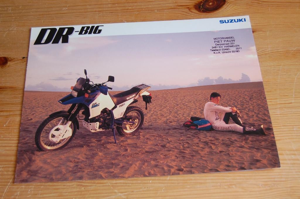 Suzuki DR-BIG uitgave 10-1987, Motoren, Ophalen of Verzenden, Suzuki