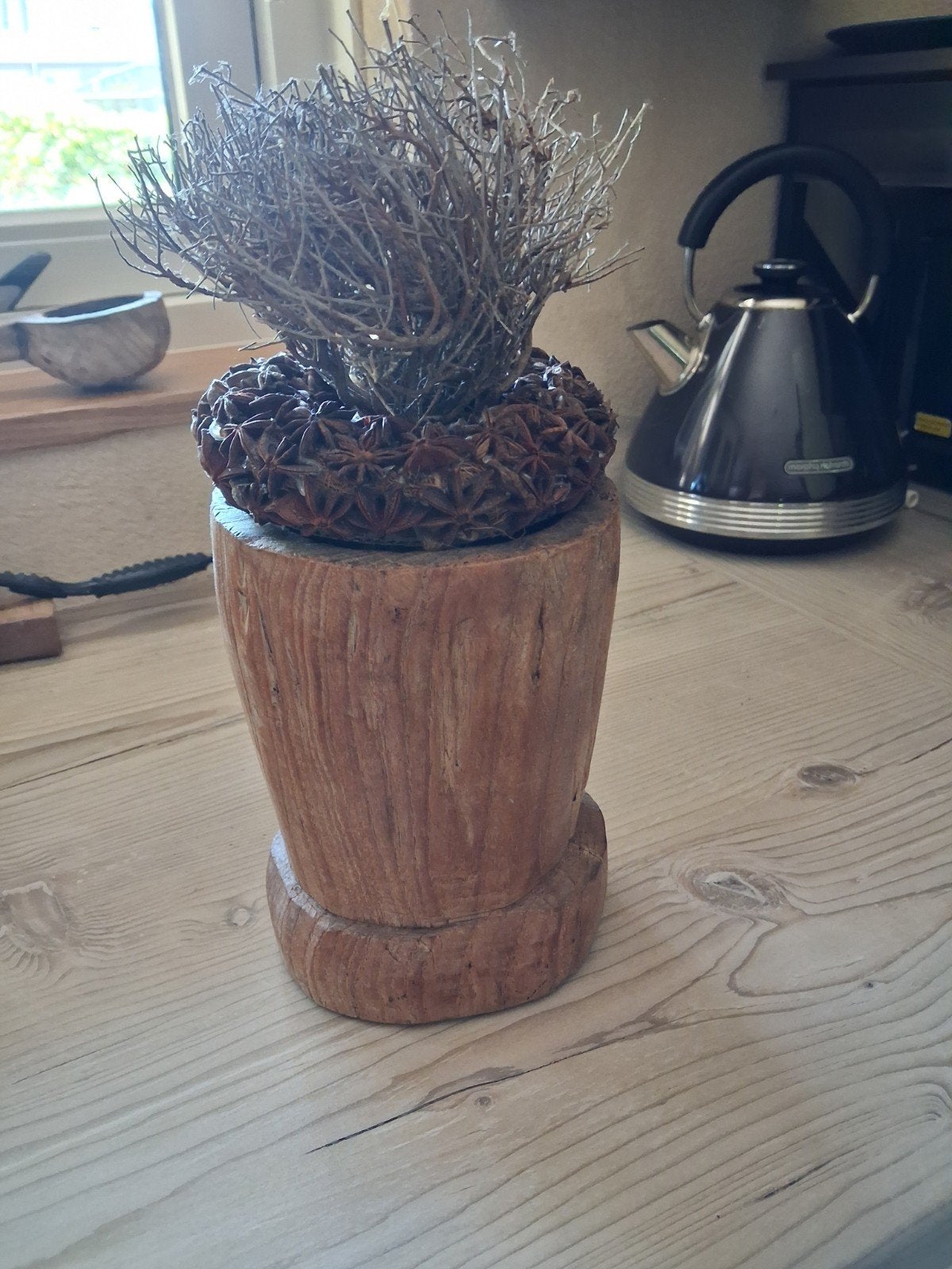 oud houten vijzel.., Ophalen