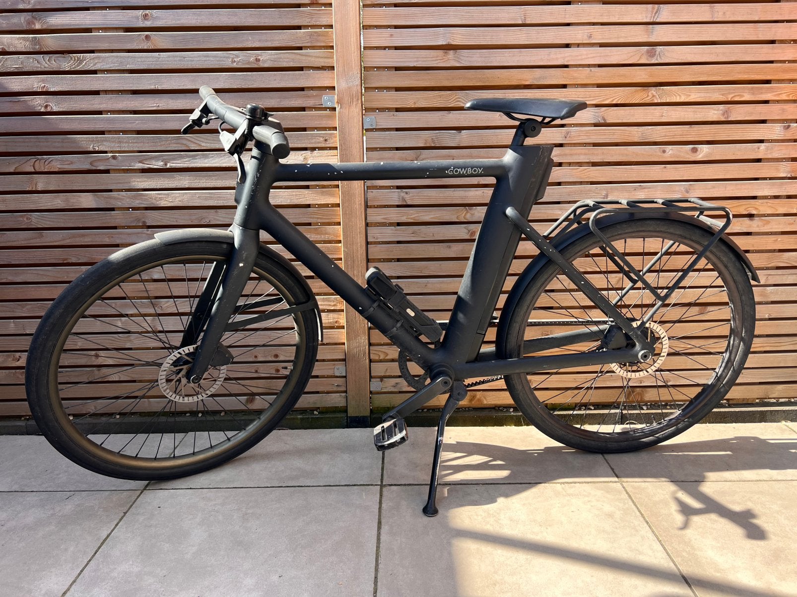 Cowboy S4 herenfiets, Minder dan 10 versnellingen, Gebruikt, 57 tot 61 cm, Schijfrem