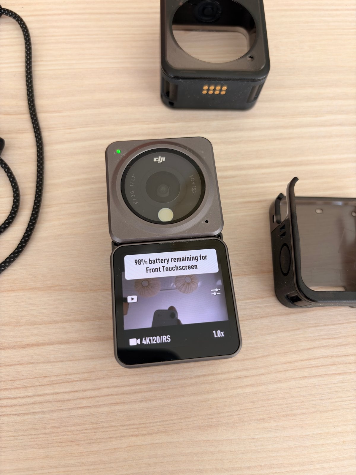 DJI Action 2 Dual-Screen Combo 4K Action Camera met Macro, Ophalen of Verzenden, Zo goed als nieuw, Overige merken