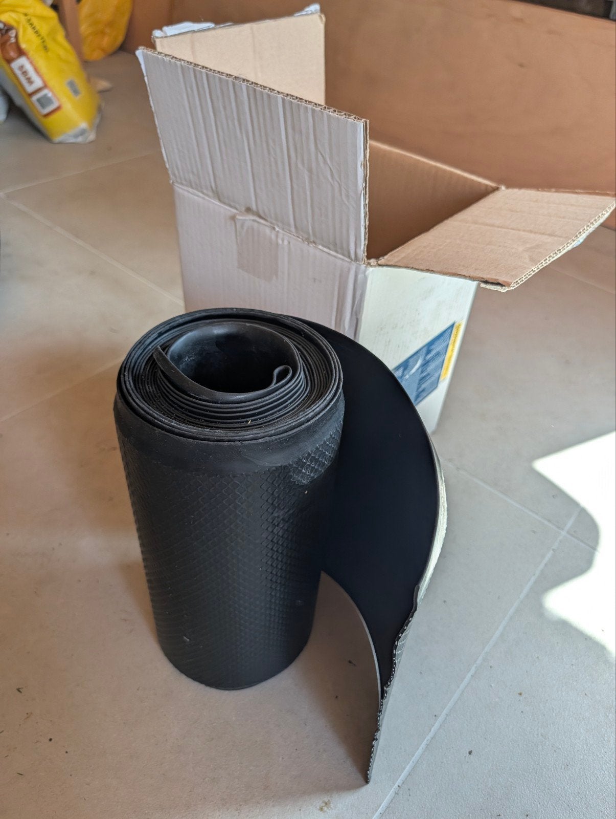 Loodvervanger EPDM  30cm ca. 5,7m nieuw PREMIUMFOL, Overige materialen, Zwart, Overige typen, Nieuw