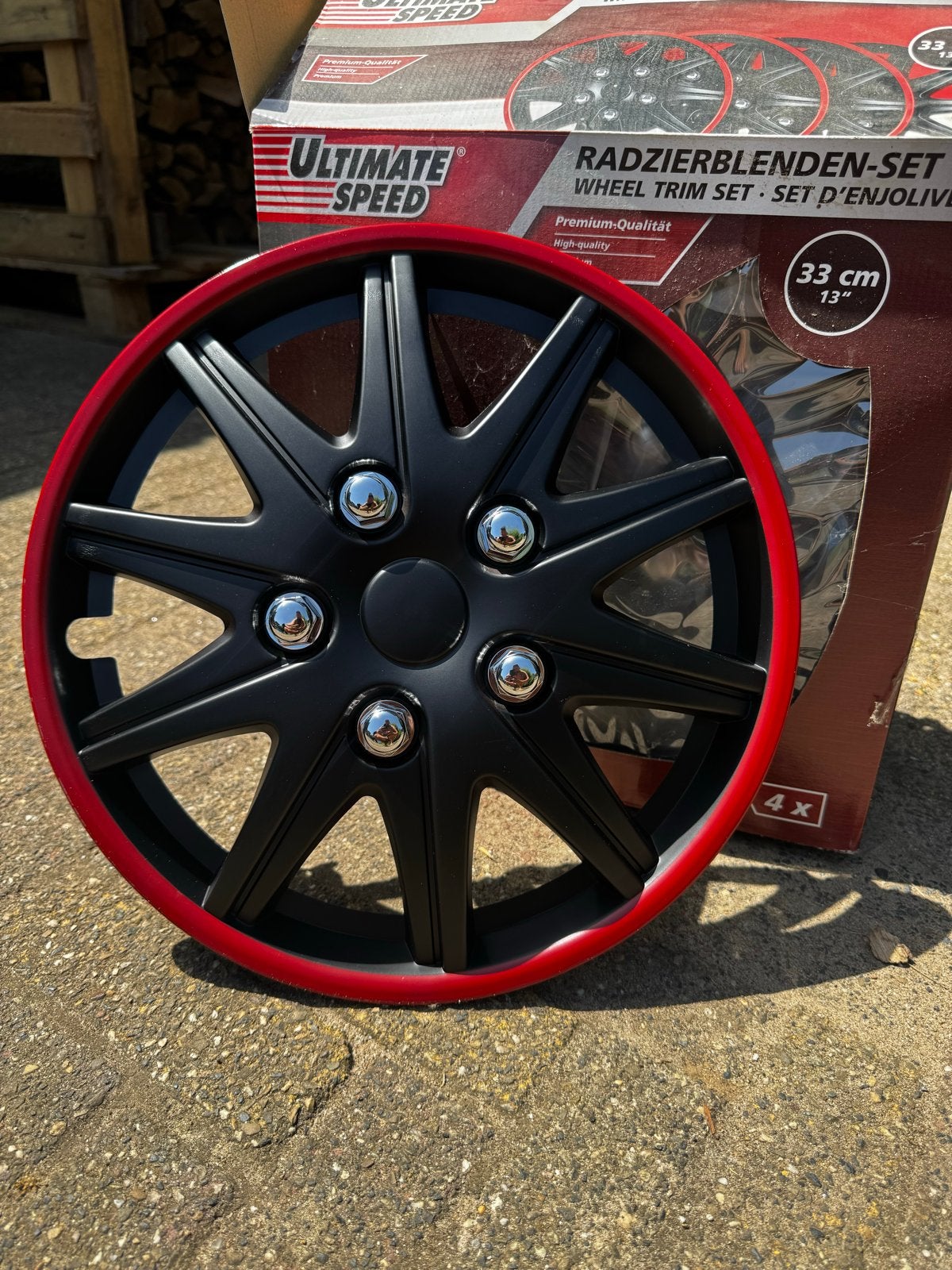 Wieldoppen set 33 cm (13 inch), Auto diversen, Wieldoppen, Nieuw, Ophalen of Verzenden