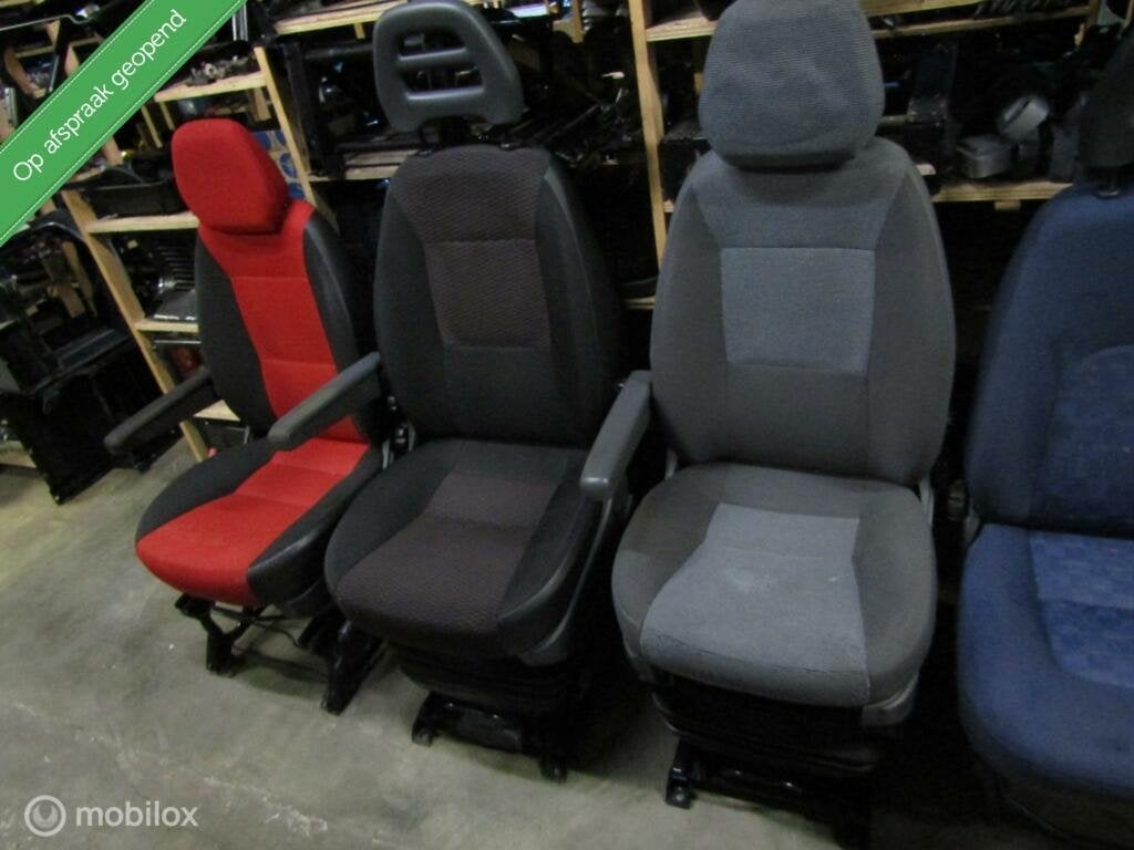 geveerde gewicht instelbare stoel ducato boxer jumper, Auto-onderdelen, Interieur en Bekleding, Gebruikt, Fiat, Ophalen of Verzenden