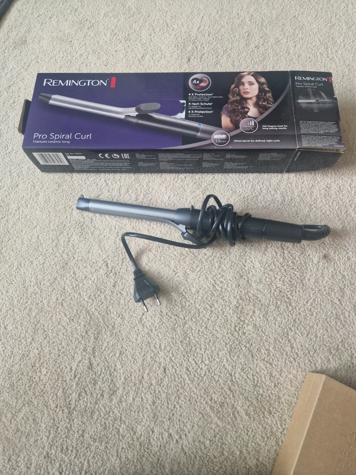 Remington Pro Spiral Curl Krultang - Zo goed als nieuw, Ophalen of Verzenden, Zo goed als nieuw, Krultang of Stijltang