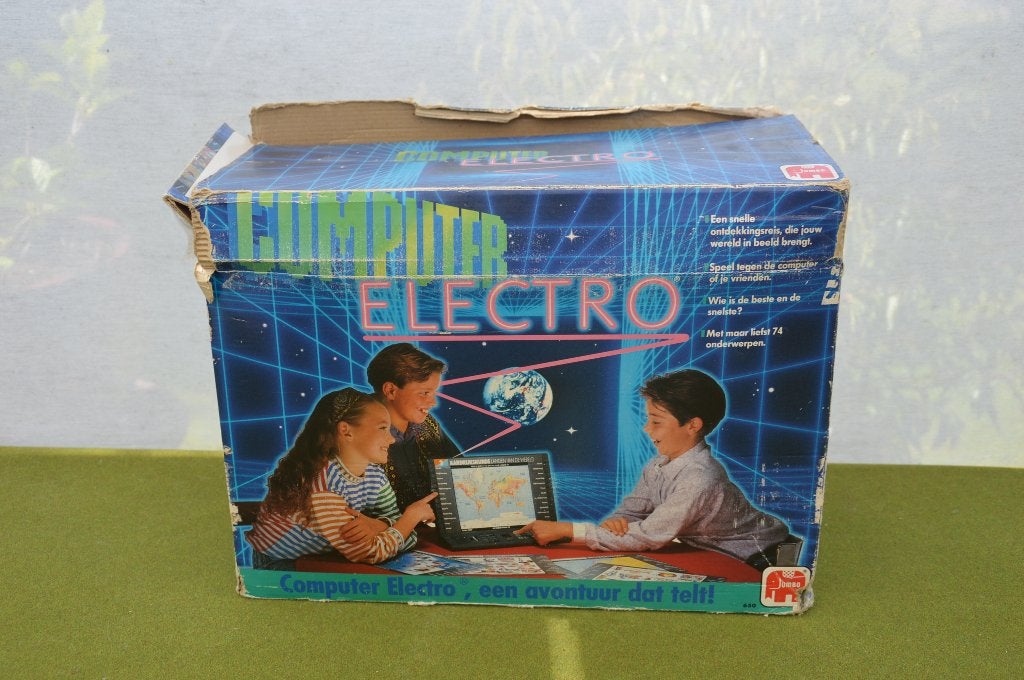 Jumbo Computer Electro in originele doos met kaarten en adap, Ophalen of Verzenden, Gebruikt, Elektronica, Met geluid