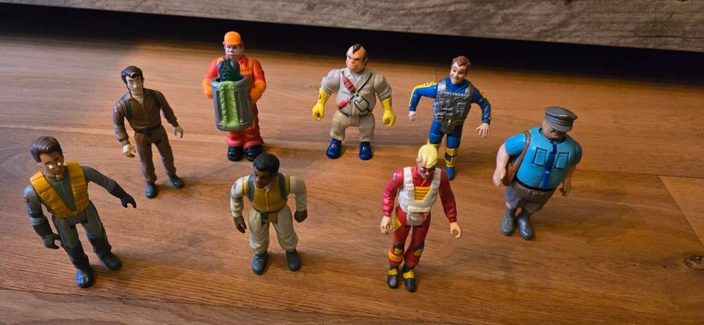 8 Vintage Ghostbusters Figuren - Perfecte Staat!, Ophalen of Verzenden, Zo goed als nieuw