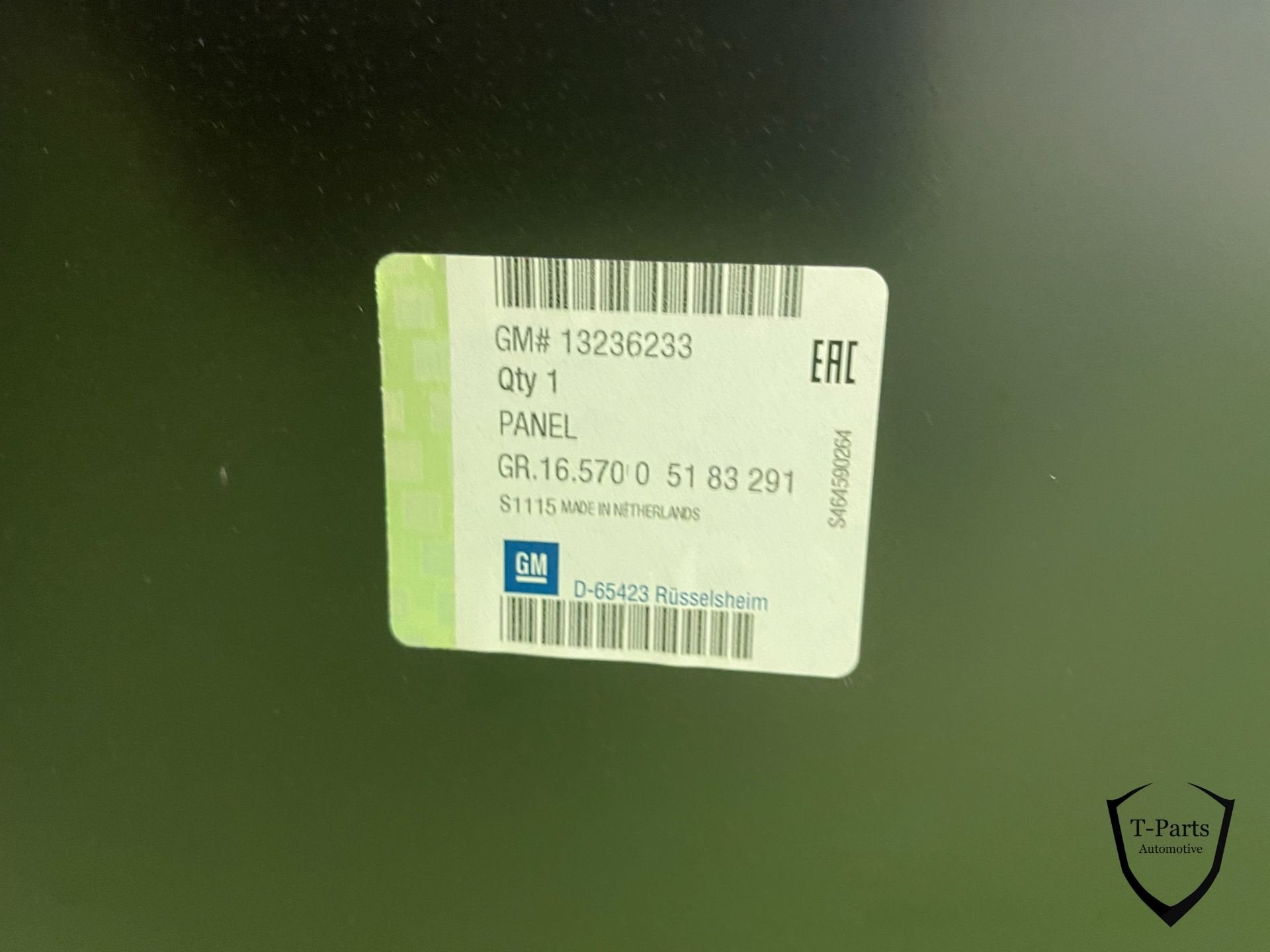 opel corsa E links achter paneel scherm 13236233, Info@fabrikant.eu, Opel, Ophalen of Verzenden, Fabrikantstraat 1
1000 AA  Amsterdam