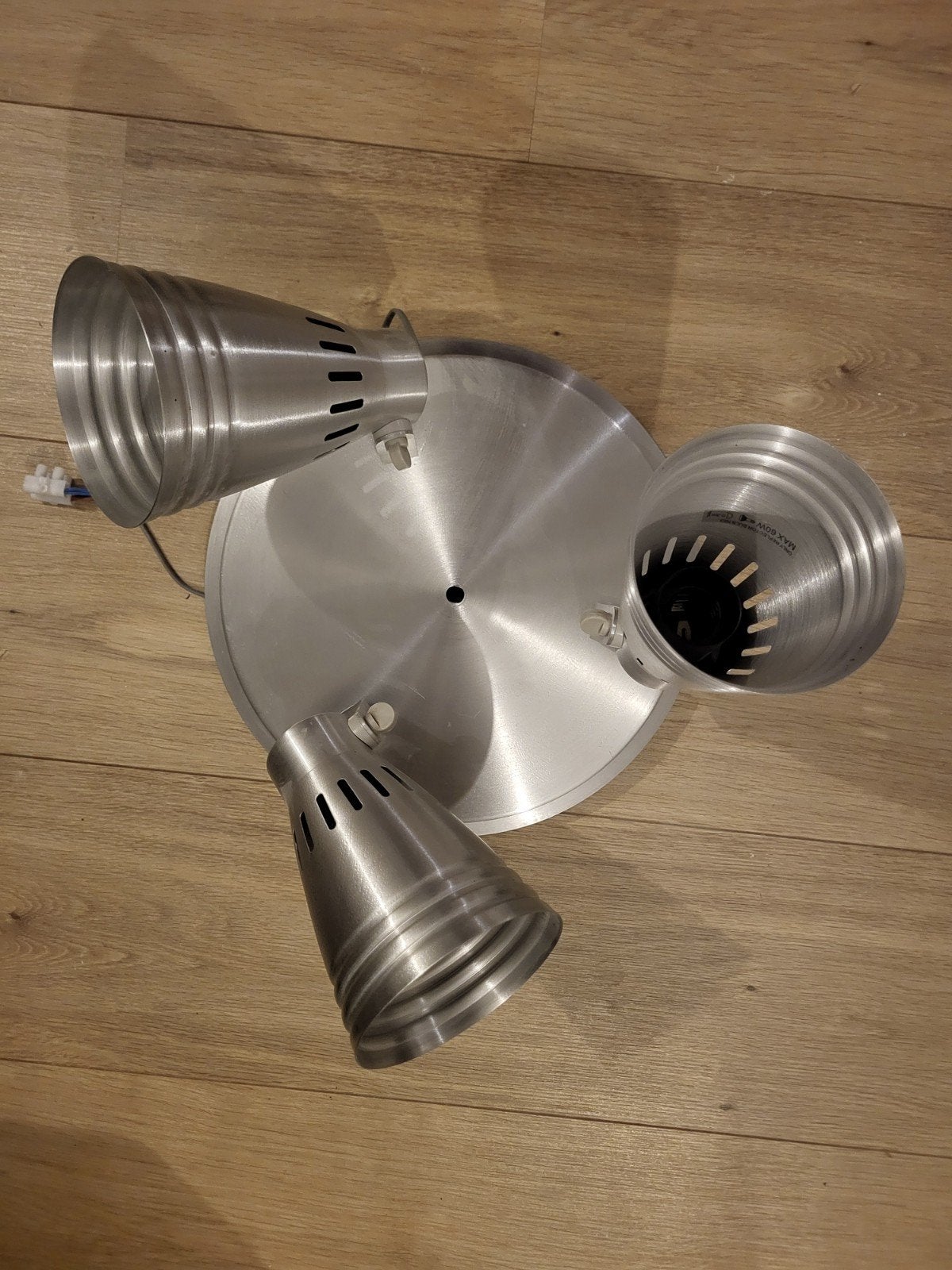 IKEA Plafondspot met 3 verstelbare spots, Halogeen, Gebruikt, E14 (klein), Ophalen of Verzenden