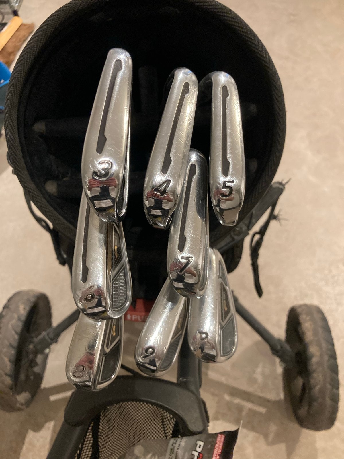 TaylorMade PSi Forged Golfclubs (3-PW) KBS Tour 120 S, Sport en Fitness, Golf, Ophalen of Verzenden, Gebruikt, Club, Overige merken