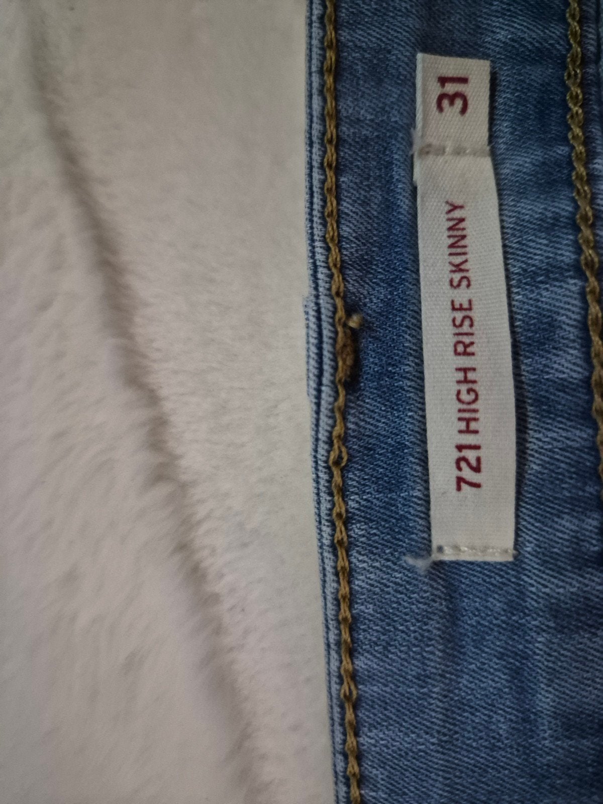 Levis high rise skinny maat 31, Ophalen of Verzenden