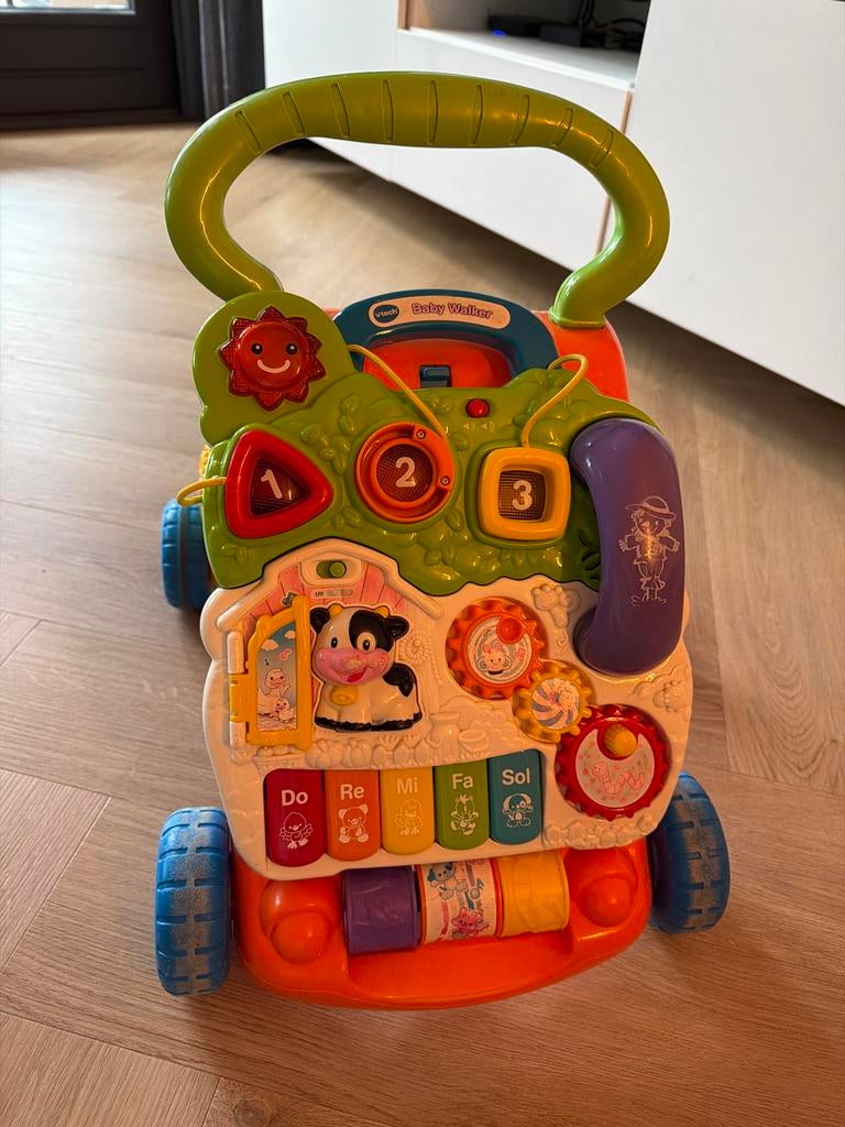 VTech Baby Walker - Interactieve Loopwagen met Geluid, Kinderen en Baby's, Speelgoed | Vtech, Gebruikt, Ophalen of Verzenden