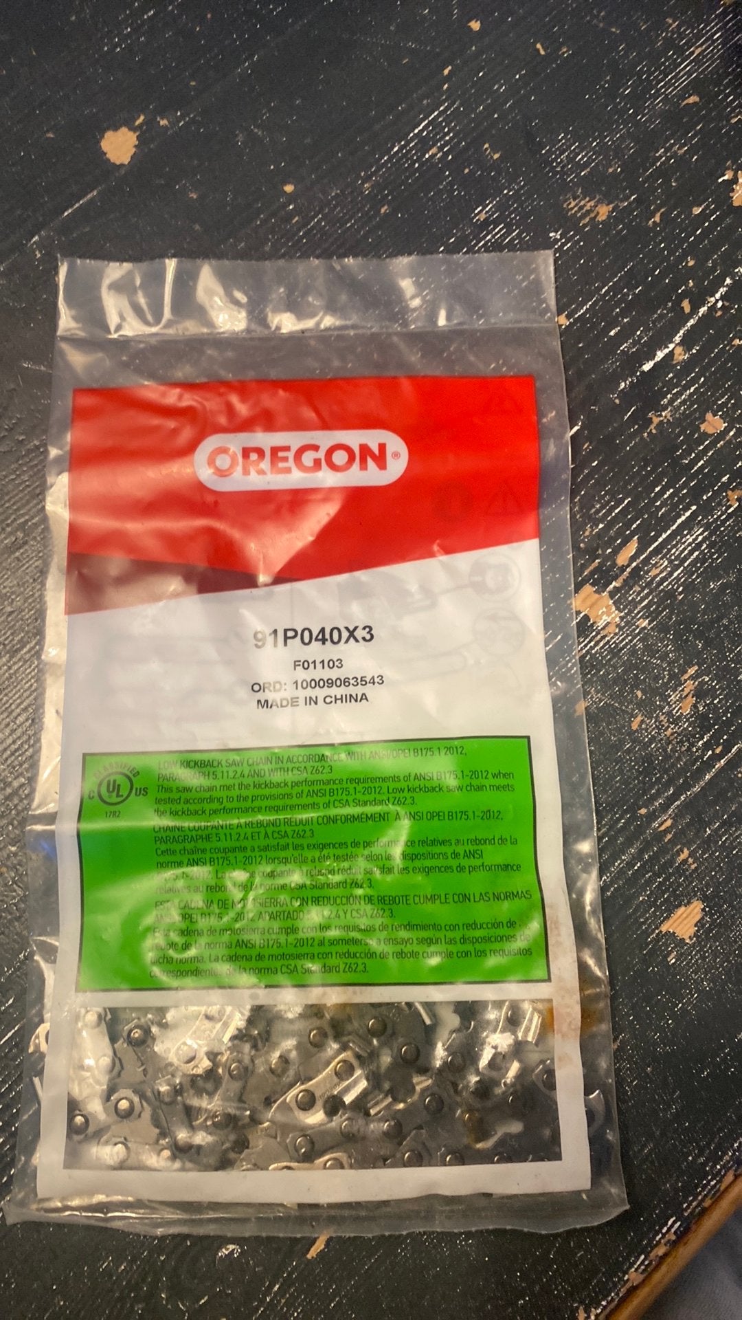 3 losse kettingen voor een kettingzaag, Ophalen, Kettingzaag, Nieuw, 30 tot 70 mm