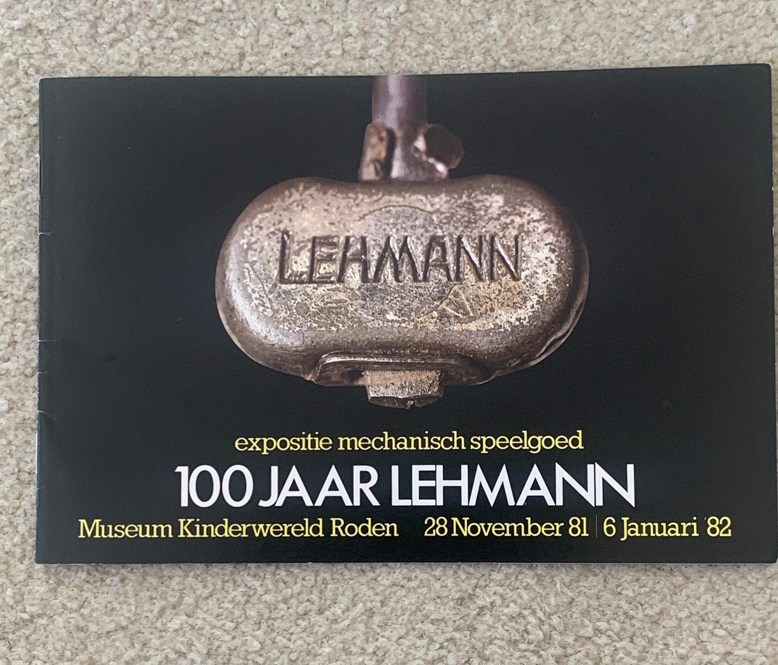 Folder uit 1982. LEHMANN. Speelgoed. 5 euro, Ophalen of Verzenden, Zo goed als nieuw