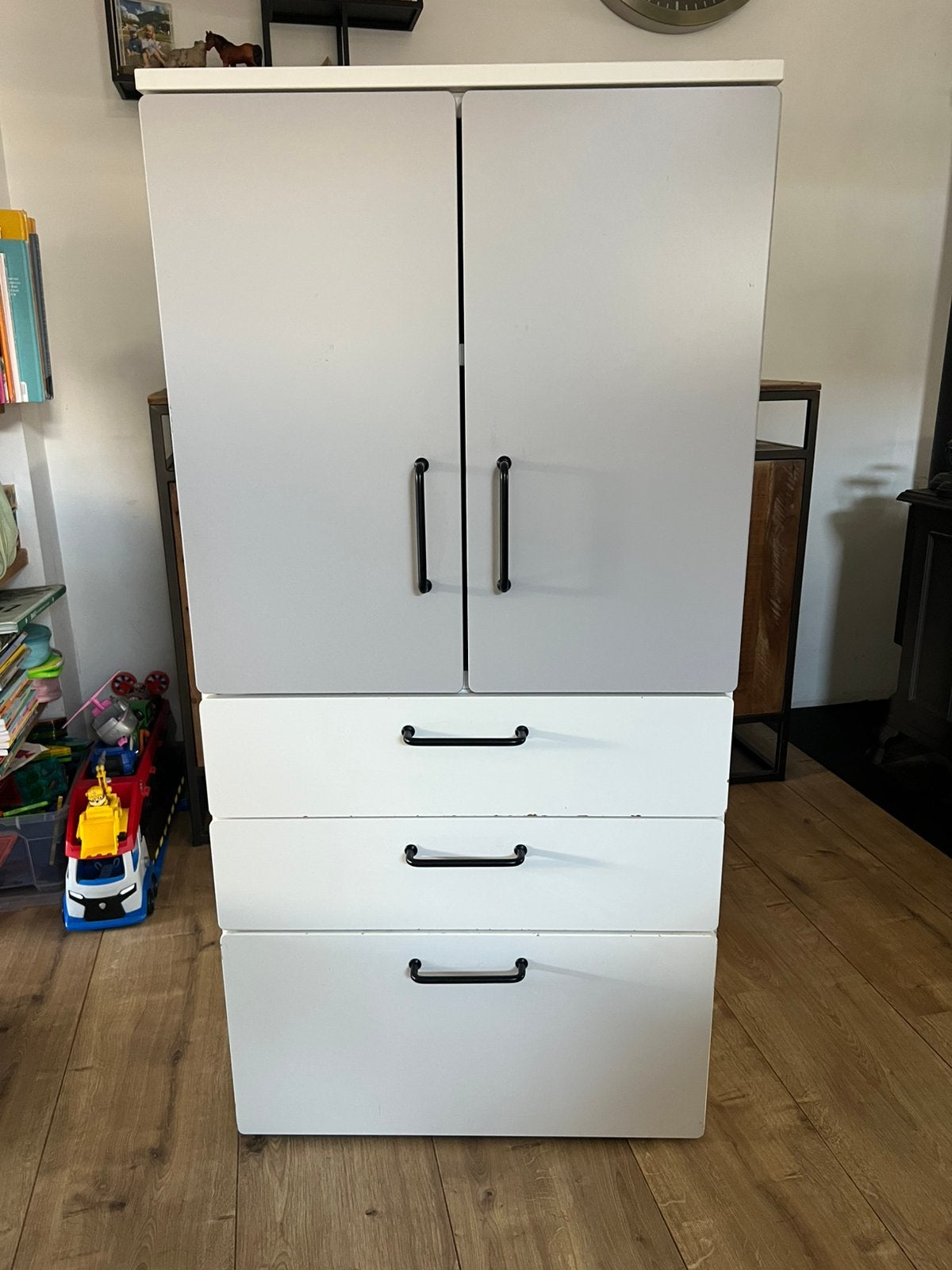 Combi opbergkast van IKEA SMÅSTAD / PLATSA, Ophalen, 50 tot 100 cm, Zo goed als nieuw, Minder dan 100 cm