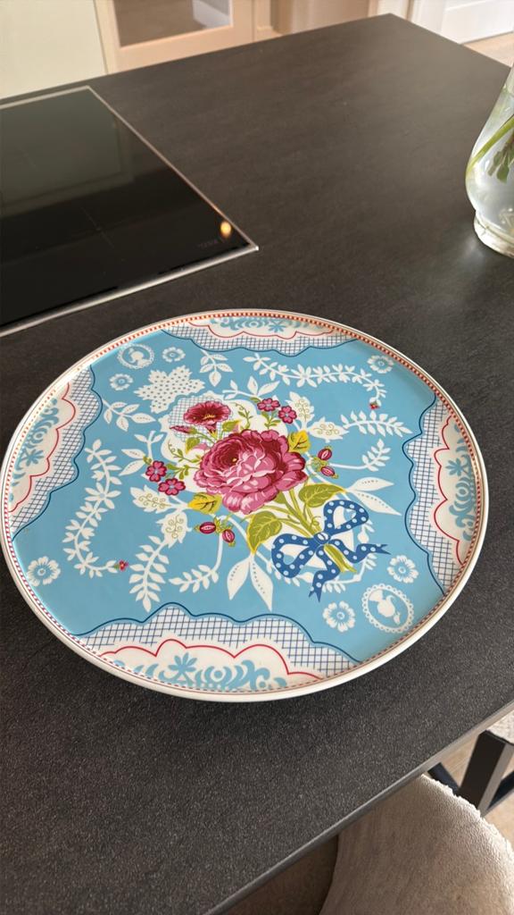 Taartplateau Pip Studio, Huis en Inrichting, Keuken | Servies, Ophalen of Verzenden, Zo goed als nieuw, Overige stijlen, Schaal of Schalen