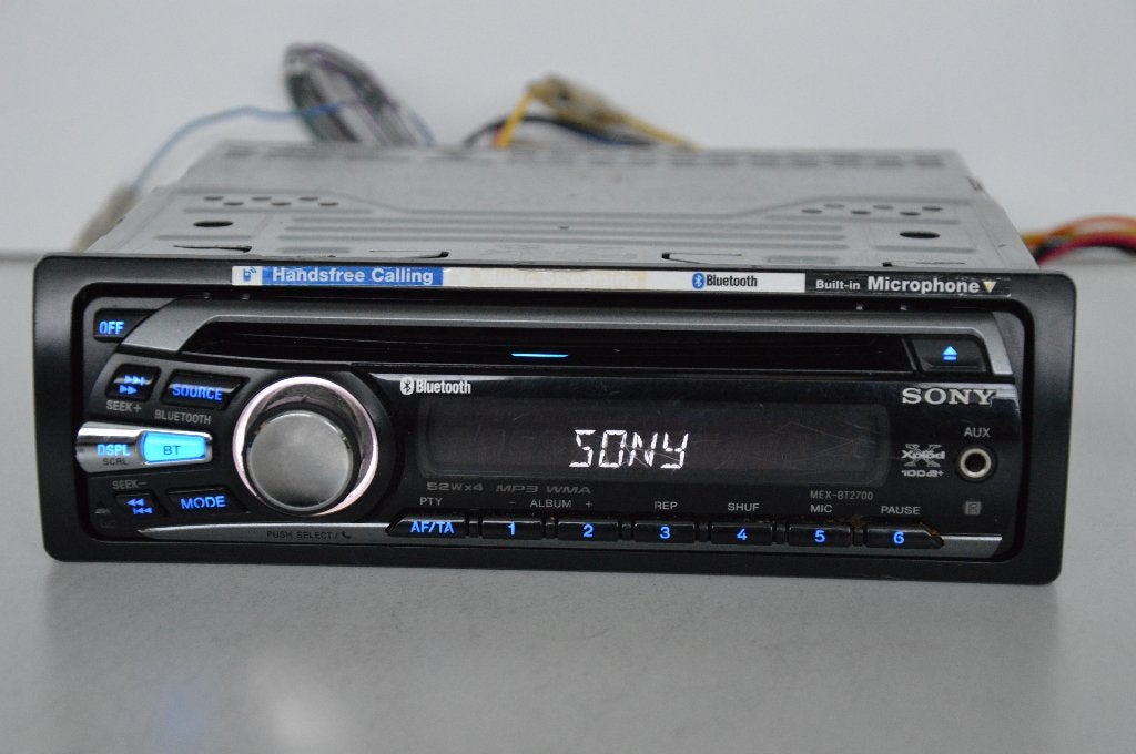 SONY  MEX-BT2700  MP3  AUX  BLUETOOTH, Ophalen of Verzenden, Zo goed als nieuw