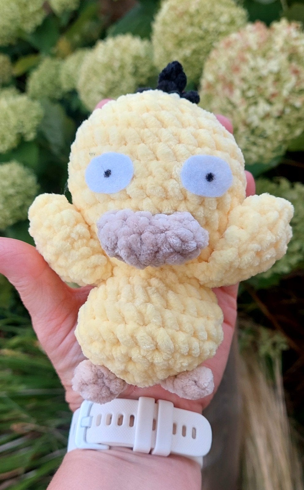 Gehaakte mini Psyduck (Pokémon) - 20 cm, Ophalen of Verzenden