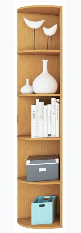 Hoekkast vakkenkast Vandol XL hoog 178 cm beuken kleur, Ophalen, Nieuw, 50 tot 100 cm, 150 tot 200 cm
