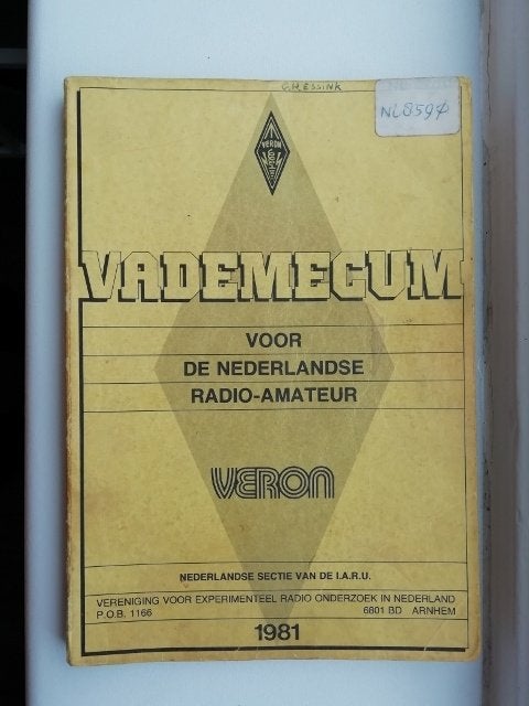 Vademecum voor de Nederlandse radio amateur, Boeken, Ophalen, Gelezen, Overige onderwerpen