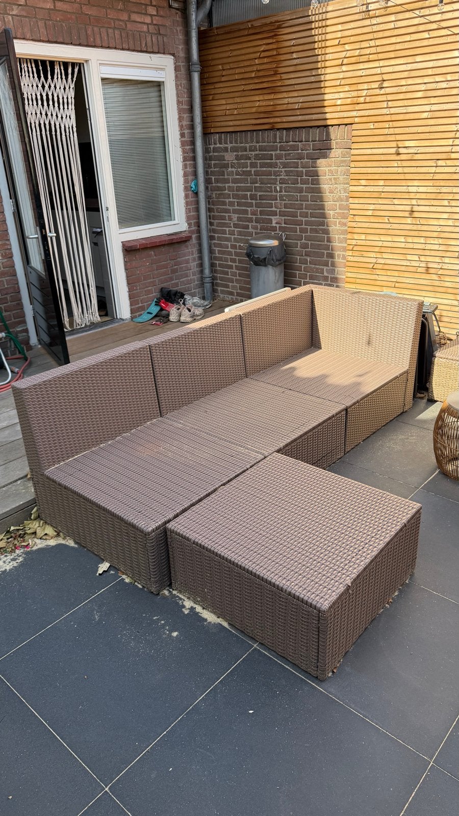 IKEA Loungeset Arholma (4 delen) incl. kussens, Tuin en Terras, Ophalen, Kunststof, Gebruikt, Loungeset