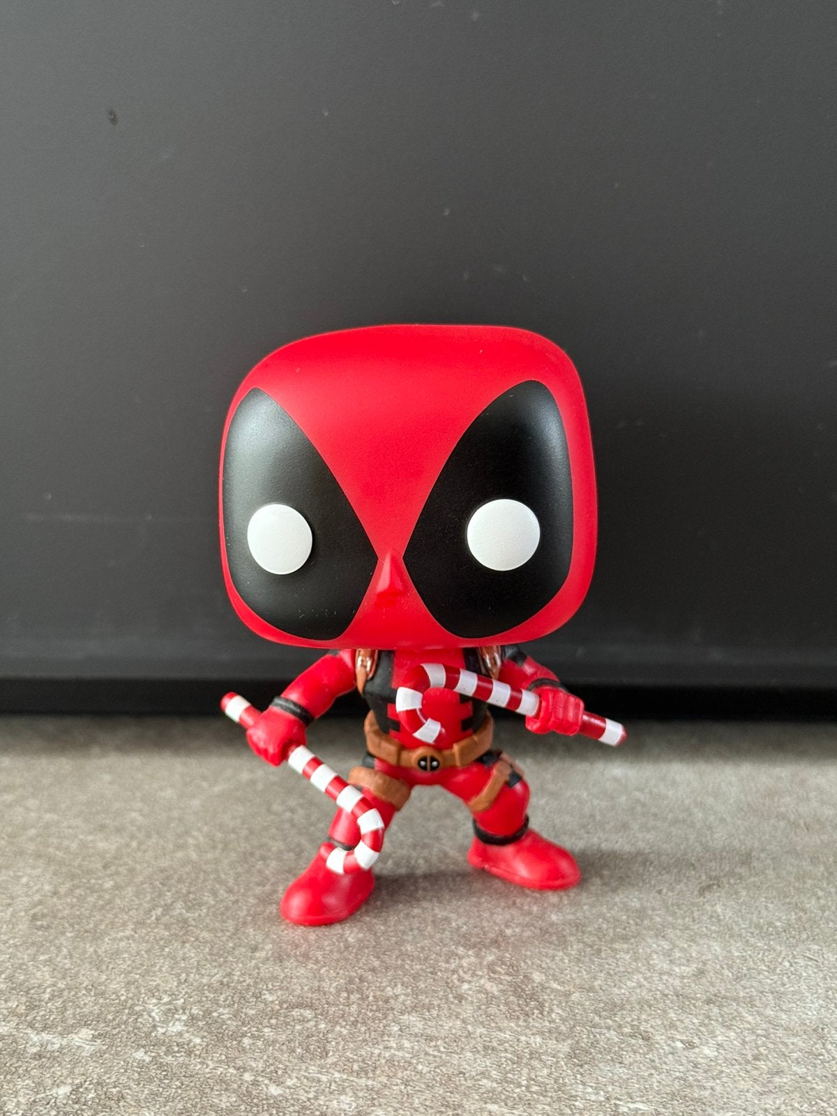 Funko Pop! Deadpool with Candy Canes, Ophalen of Verzenden, Zo goed als nieuw