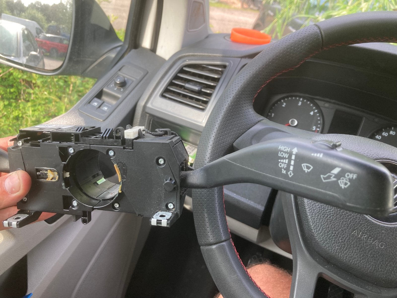Combischakelaar stuurkolom VW transporter T6, Ophalen, Gebruikt