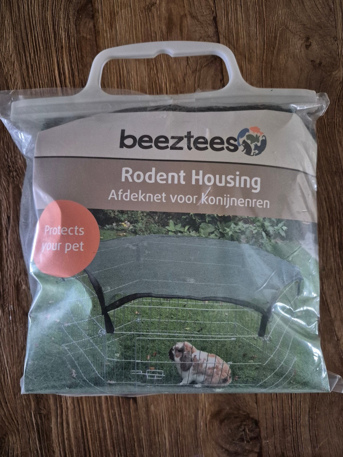 Beestee afdeknet voor konijnenren, ren. 110cm, groen, Dieren en Toebehoren, Ophalen of Verzenden, Nieuw, Overige typen