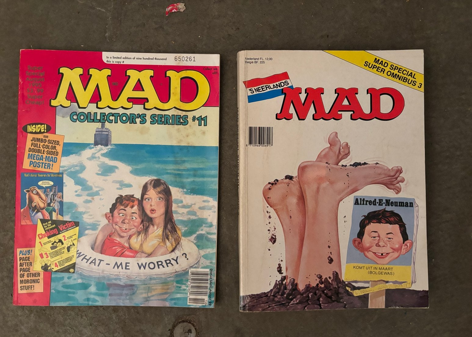 MAD Magazine Collectie - 4 Vintage Uitgaven, Boeken, Tijdschriften en Kranten, Ophalen of Verzenden, Gelezen, Overige typen