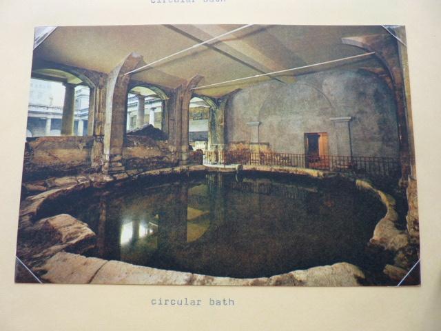 Ansichtkaart Engeland - The circulair bath Bath, Verzenden, Zo goed als nieuw