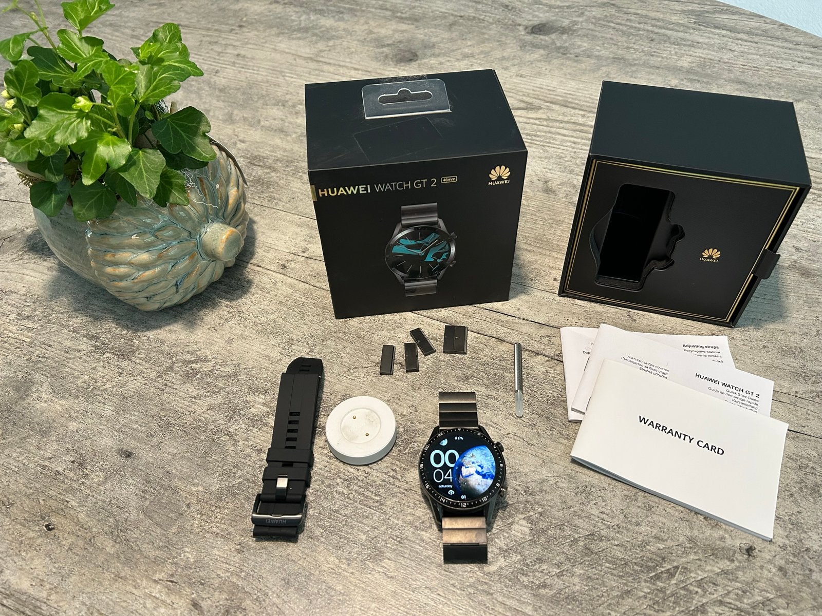 Huawei Watch GT 2 - Zo goed als nieuw, Sieraden, Tassen en Uiterlijk, Hartslag, Zwart, Ophalen of Verzenden, Zo goed als nieuw