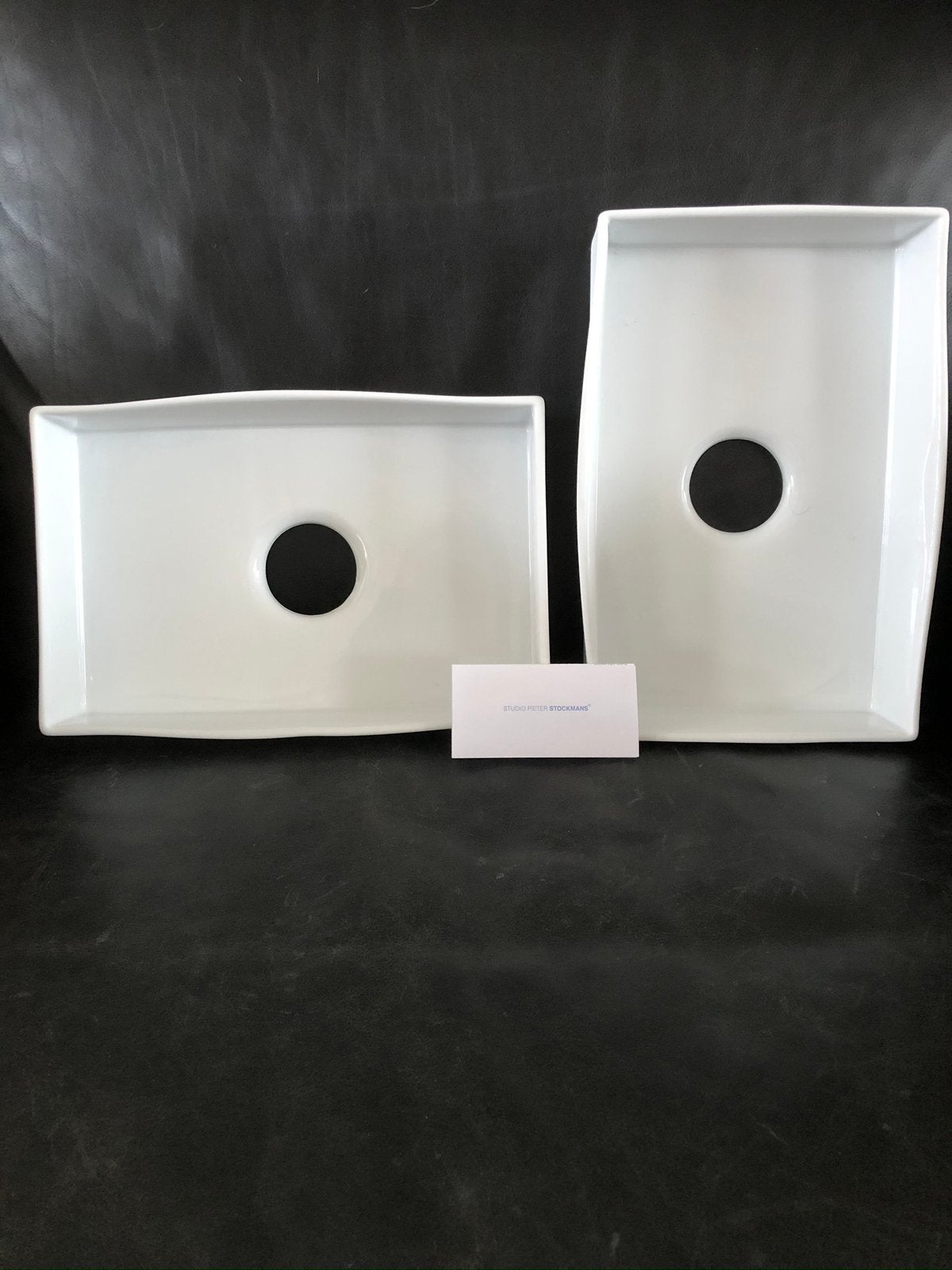 2 nieuwe studio Pieter Stockmans waskommen, Ophalen, Minder dan 50 cm, Nieuw, Minder dan 100 cm