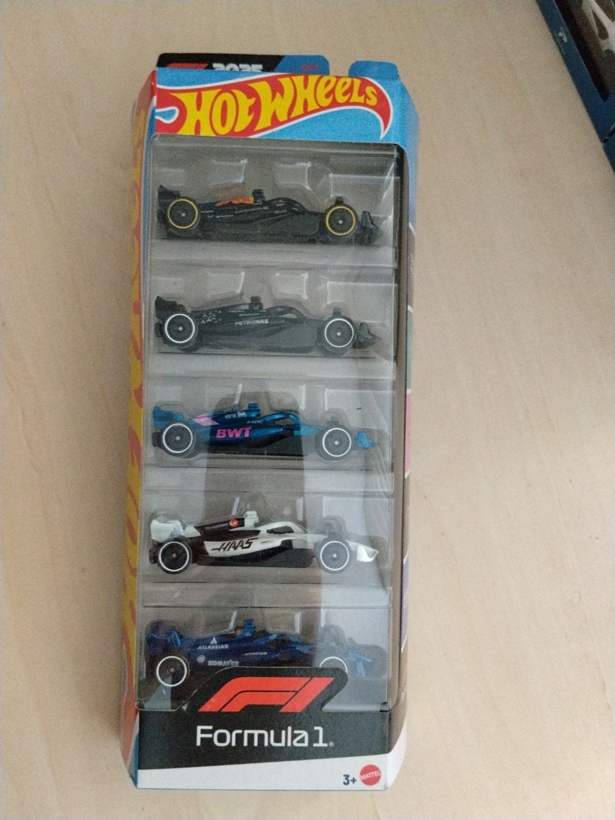 Hotwheels formula 1 5-pack hot wheels, Ophalen of Verzenden, Nieuw, Auto