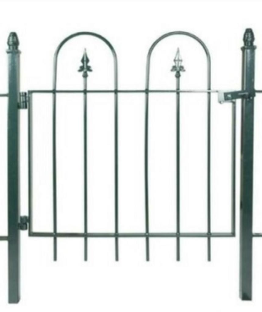 Tuinpoort, Ophalen, Zo goed als nieuw, IJzer, Sierhekwerk