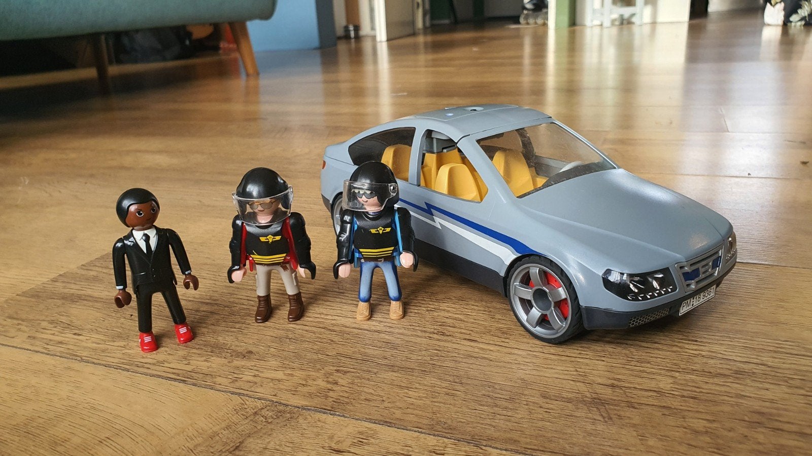 Playmobil geheim politie Auto met Figuren en Accessoires, Ophalen of Verzenden, Gebruikt