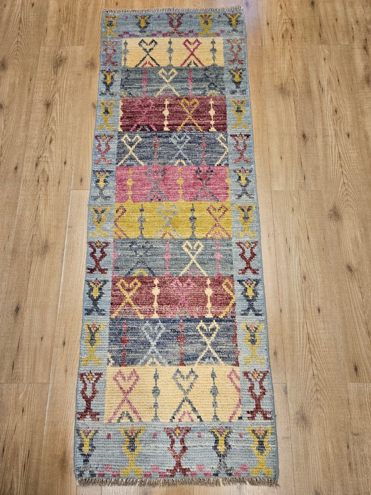 Handgeknoopt oosters tapijt loper 183x62, Info@SlatsAntiek.nl, Gebruikt, Perzisch, Vof Slats Antiek