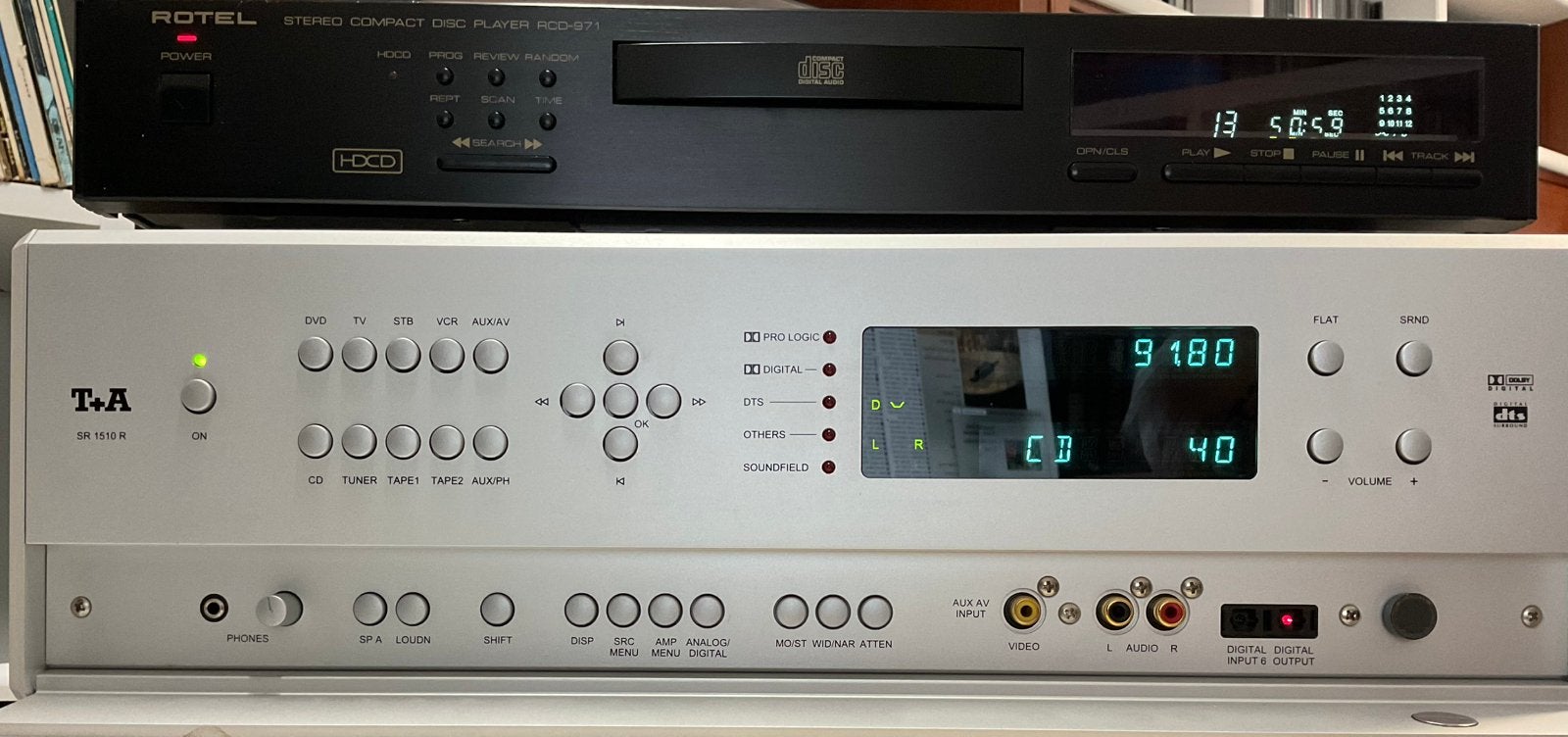 T &A receiver. Topkwaliteit., Ophalen of Verzenden, Zo goed als nieuw, 120 watt of meer, Overige merken