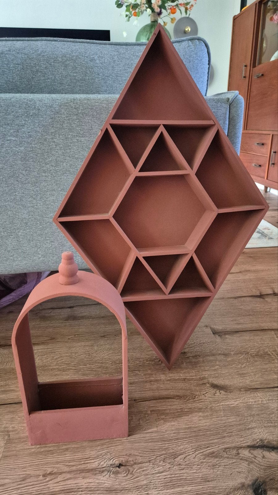 Houten wandkastjes / letterbak - Uniek design, Ophalen