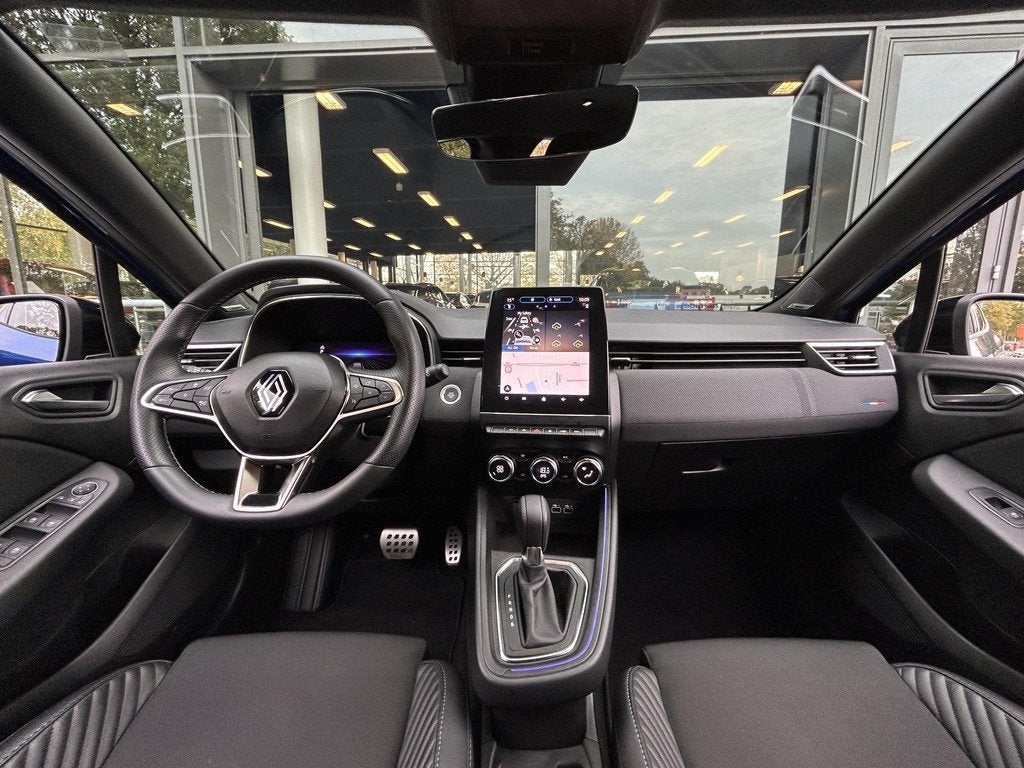 Renault Clio 1.6 E-Tech Full Hybrid 145 esprit Alpine | BOSE, Gebruikt, Euro 6, Blauw, Leder en Stof