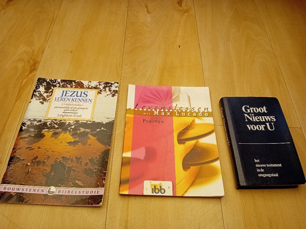Christelijke boeken: Bijbelstudie, Psalmen, Nieuwe Testament, Gelezen, Ophalen of Verzenden, Leighton Ford, Max Lucado, Christendom | Katholiek