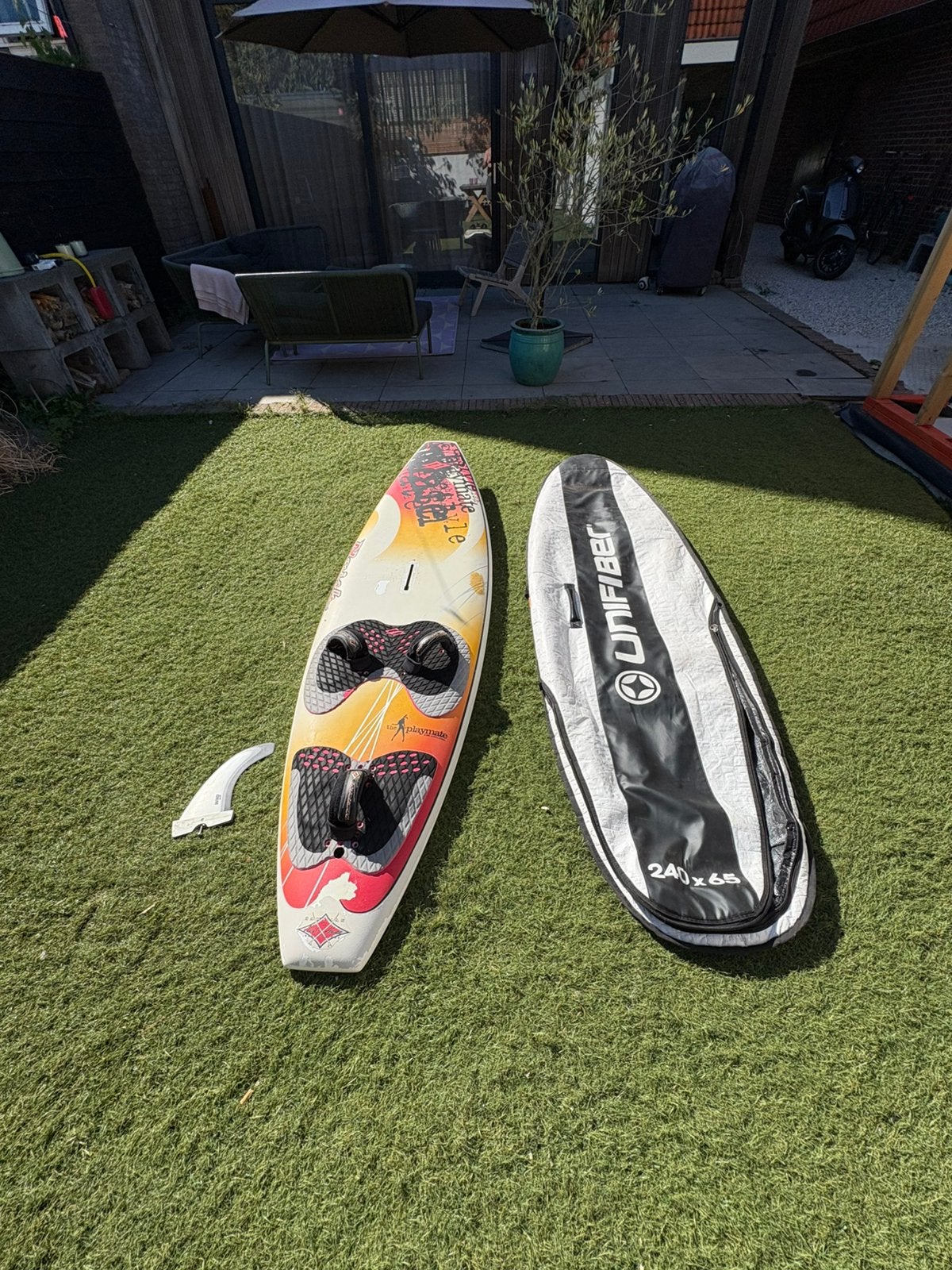Naish windsurfboard 100l, Watersport en Boten, Windsurfen, Ophalen, Naish, Minder dan 250 cm, Zo goed als nieuw