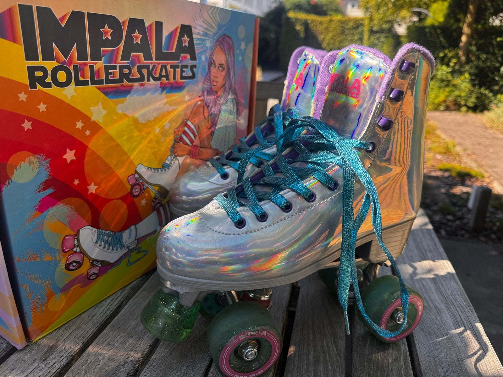 Impala Holographic rolschaatsen - Zo goed als nieuw, Ophalen of Verzenden, Zo goed als nieuw, Dames