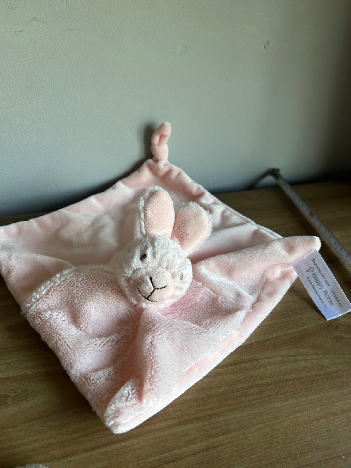 Hapy horse kruidvat konijn knuffeldoekje knuffeldoek knuffel, Verzenden, Zo goed als nieuw, Konijn