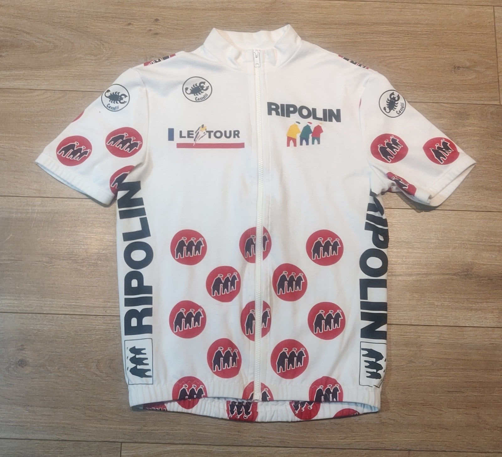 Wielershirt Bolletjestrui Tour de France, Ophalen of Verzenden, Gebruikt, Kleding