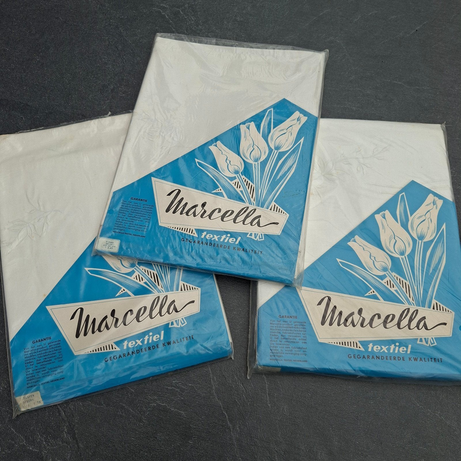 Vintage retro bedtextiel Marcella. Jaren 70., Antiek en Kunst, Ophalen