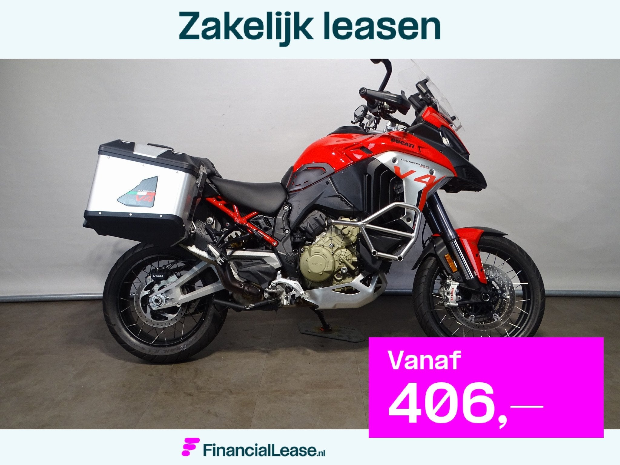 Ducati Multistrada V4 RALLY TRAVEL &amp; RADAR, Motoren, Meer dan 35 kW, Toermotor, Gebruikt, Bedrijf
