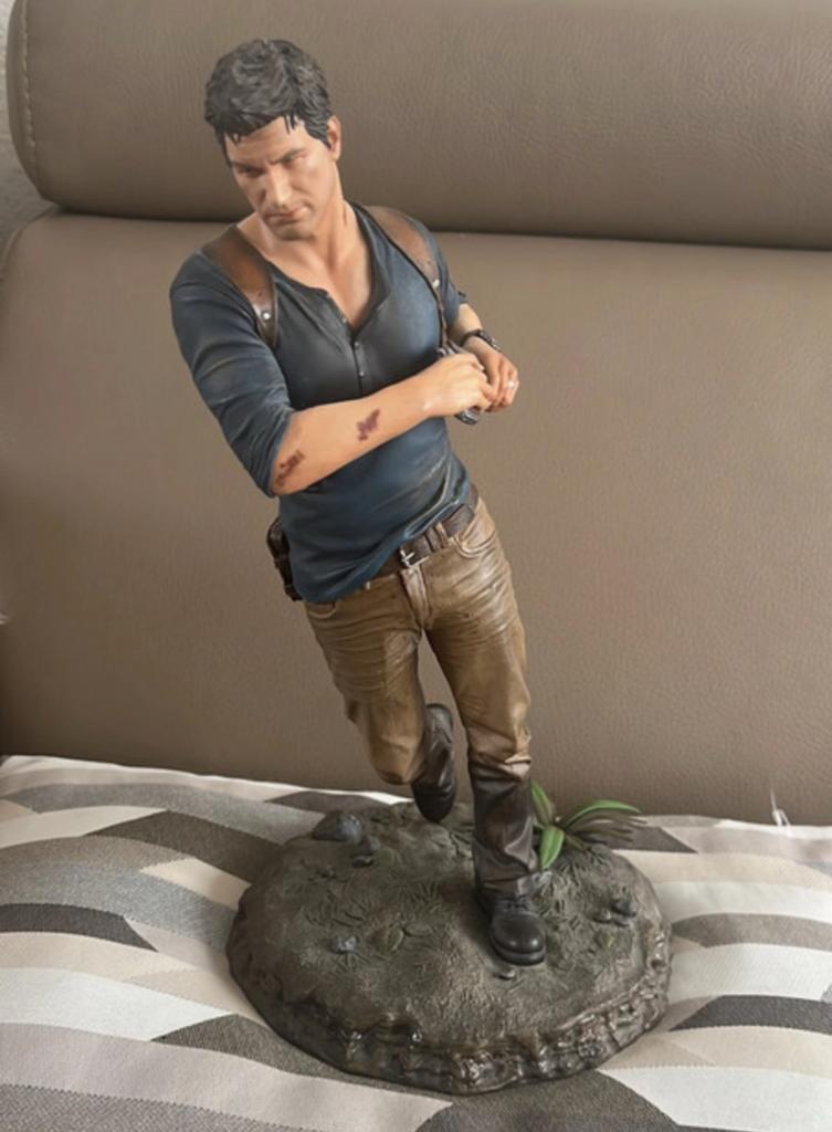 Nathan Drake Uncharted Beeldje, Ophalen of Verzenden, Zo goed als nieuw, Fantasy