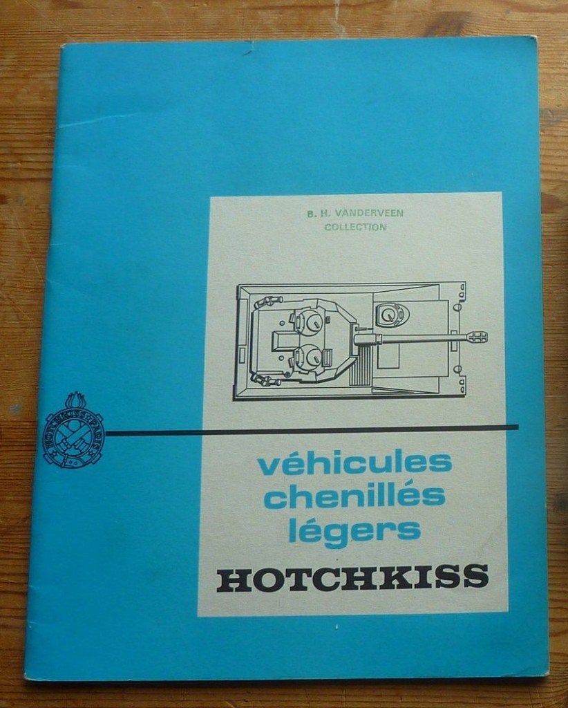 Hotchkiss-Brandt véhicules chenillés légers 1960, Verzamelen, Ophalen of Verzenden, Landmacht, Overige gebieden, Boek of Tijdschrift