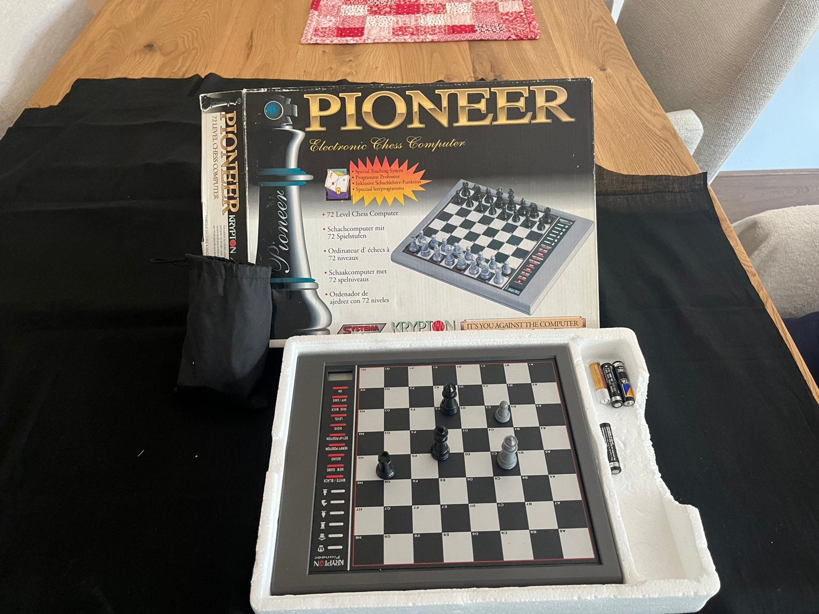 Schaakcomputer, Ophalen, Gebruikt