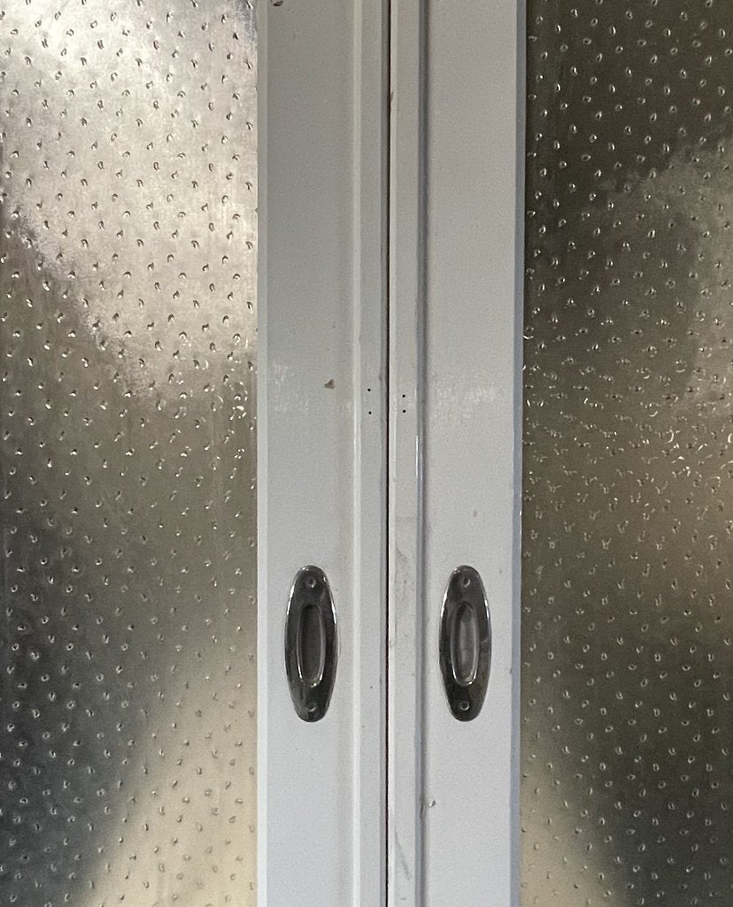 Set schuif / en-suite deuren met glas 214x157cm, Ophalen